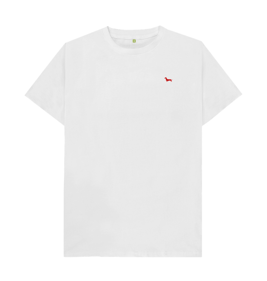 White Quaint Printed Tee