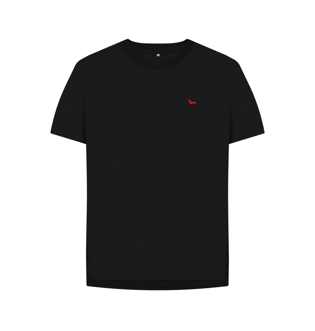 Black Quaint Ladies Tee - Embroidered