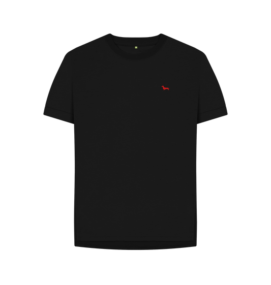 Black Quaint Ladies Tee - Embroidered