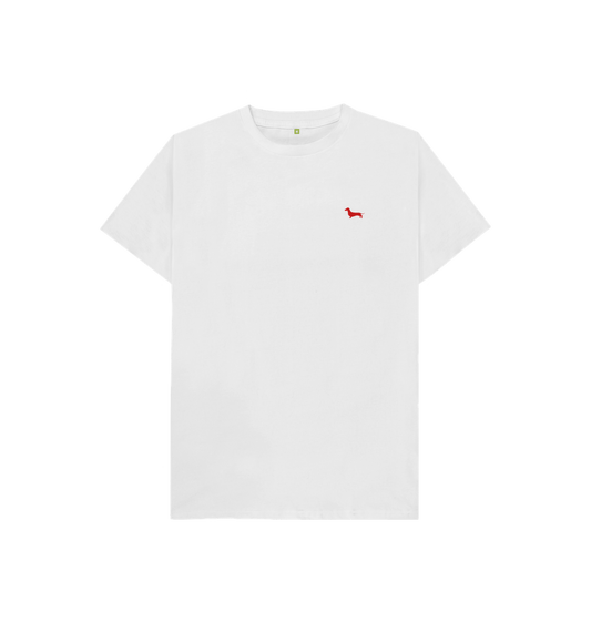 White Quaint Kids Tee - Embroidered