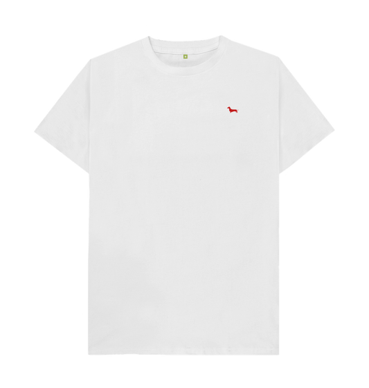 White Quaint Printed Tee