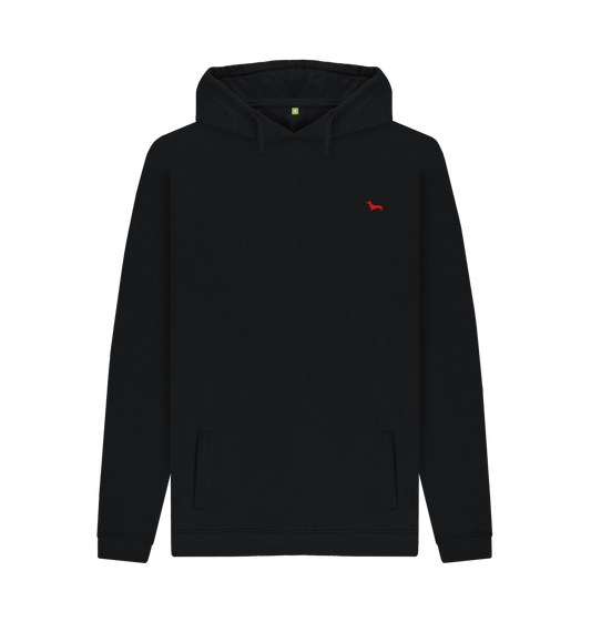 Black Quaint Unisex Hoodie - Embroidered