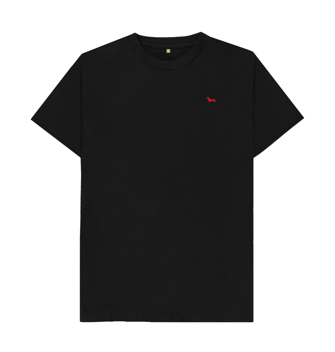 Black Quaint Printed Tee