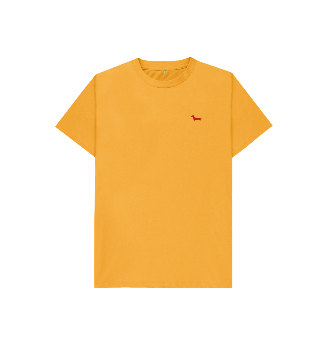 Mustard Quaint Kids Tee - Embroidered