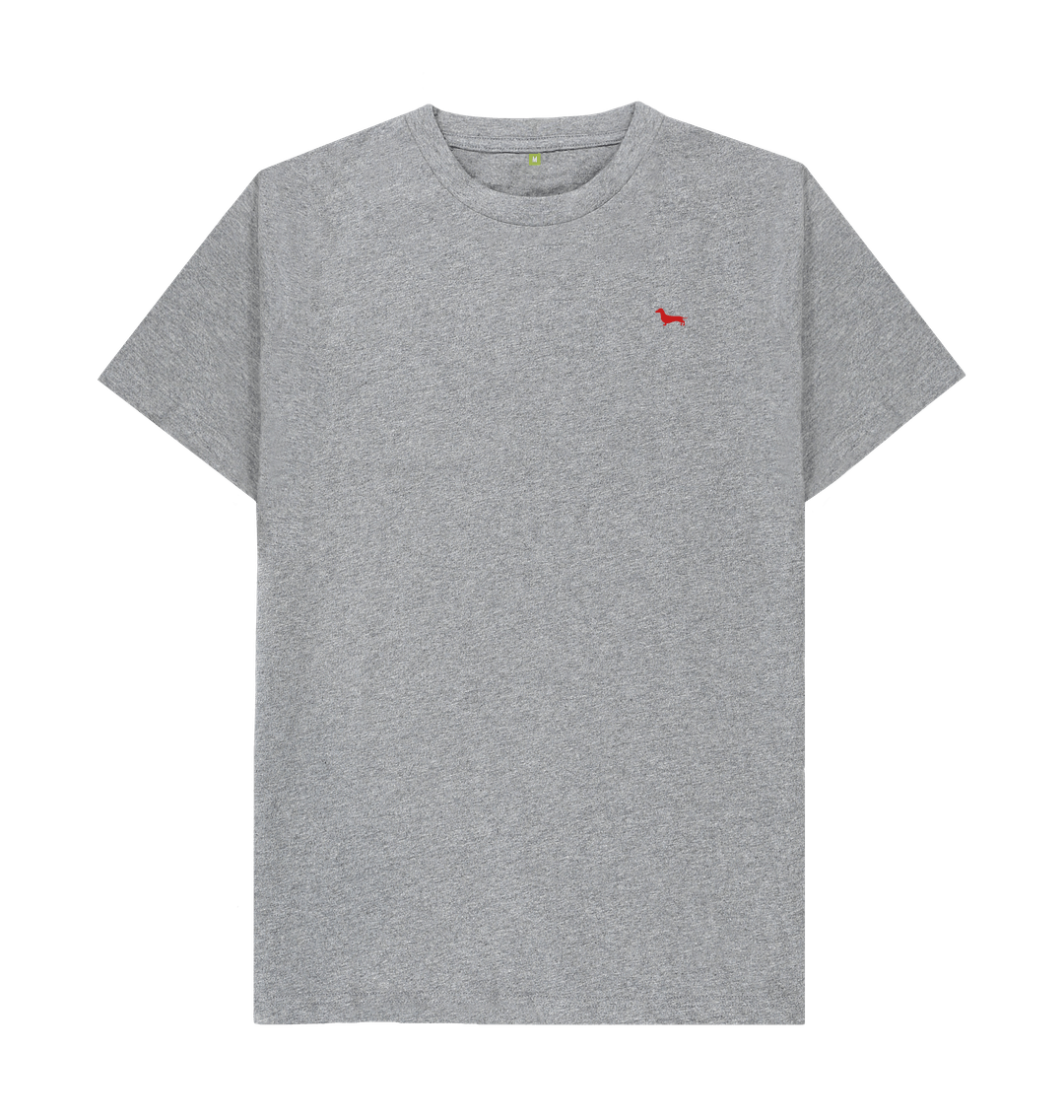 Athletic Grey Quaint Printed Tee