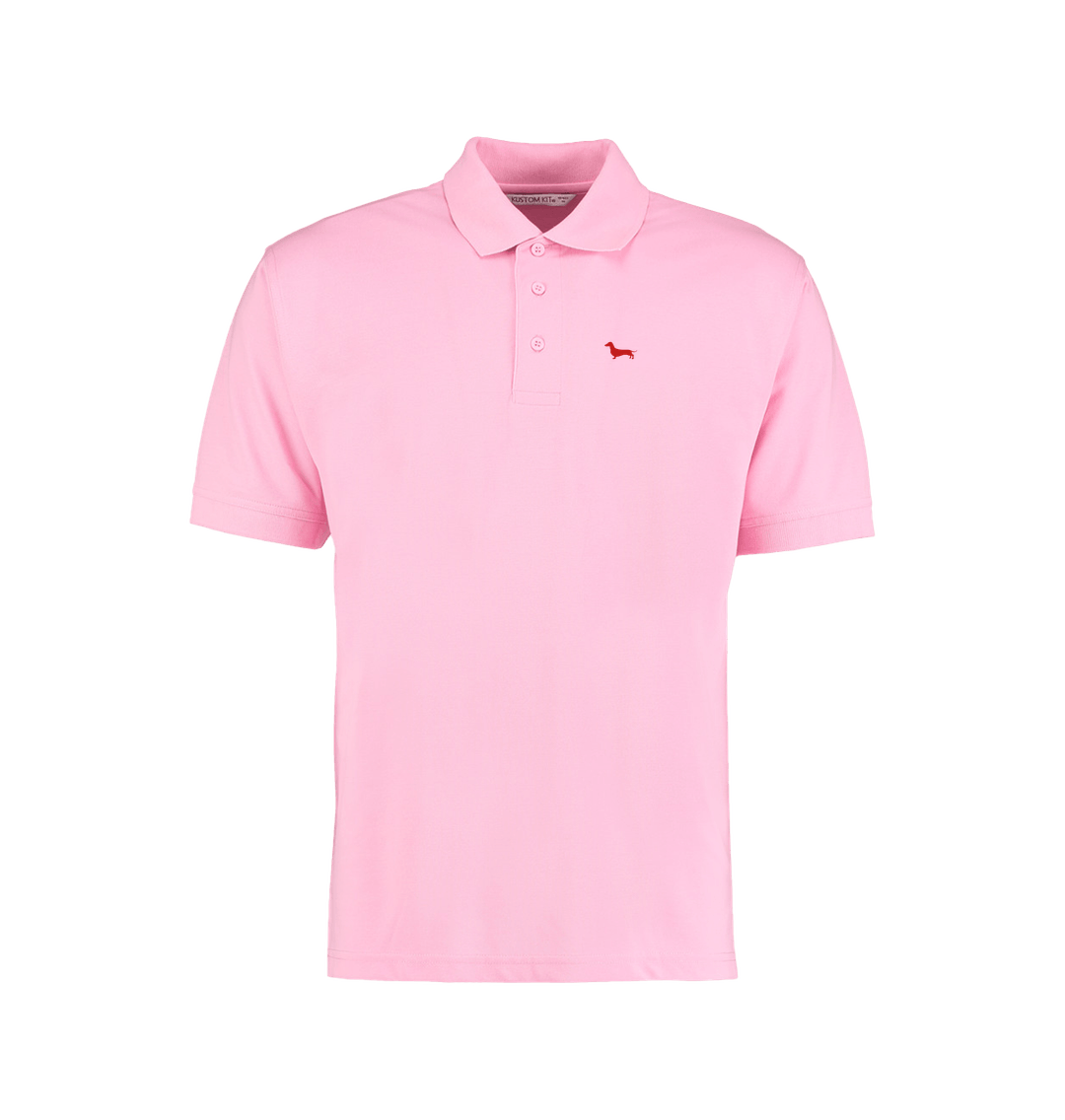 Pink Quaint Poloshirt - Embroidered