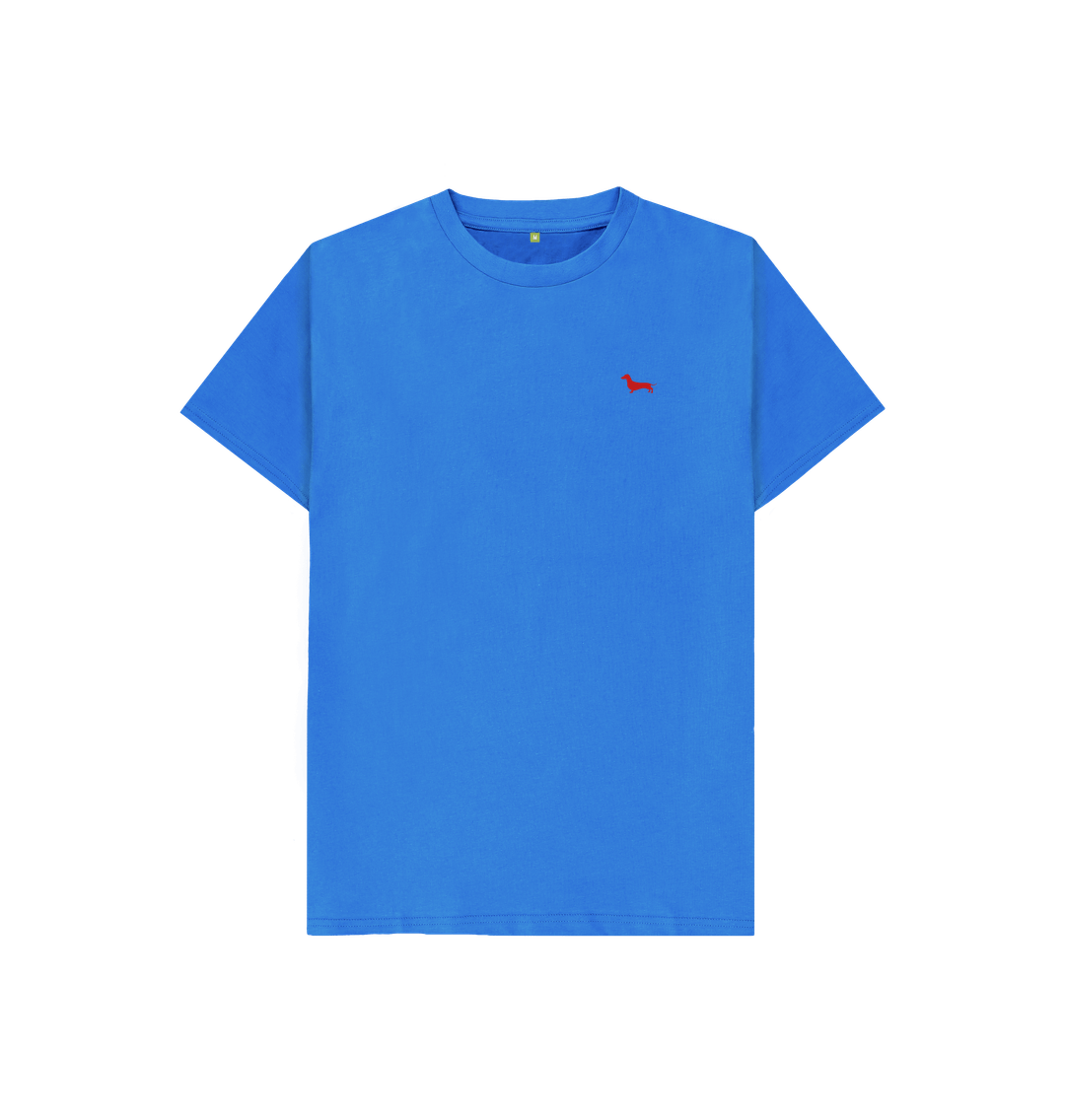 Bright Blue Quaint Kids Tee - Embroidered