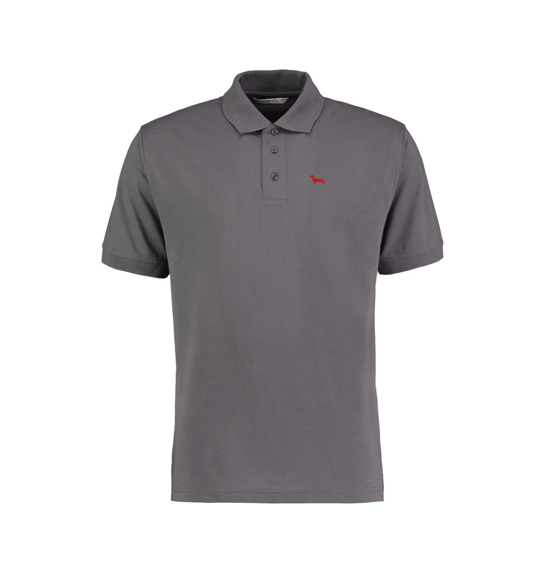 Charcoal Quaint Poloshirt - Embroidered